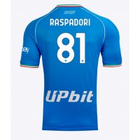 SSC Napoli Giacomo Raspadori #81 Domáci futbalový dres 2023-24 Krátky Rukáv